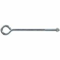 Hillman Hardware Essentials Eye Bolt with Nut, 1/2-13 Thread, Coarse Thread, 1.25in IDx2.109in OD Dia Eye, Stl 320752